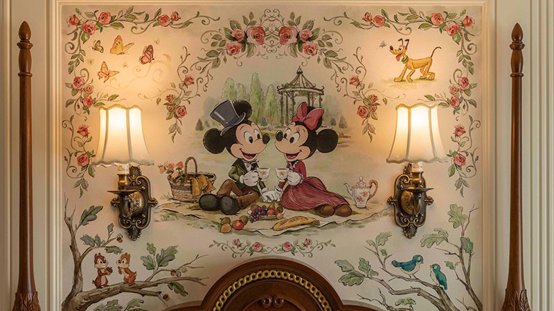 ディズニーランドホテルの夜景